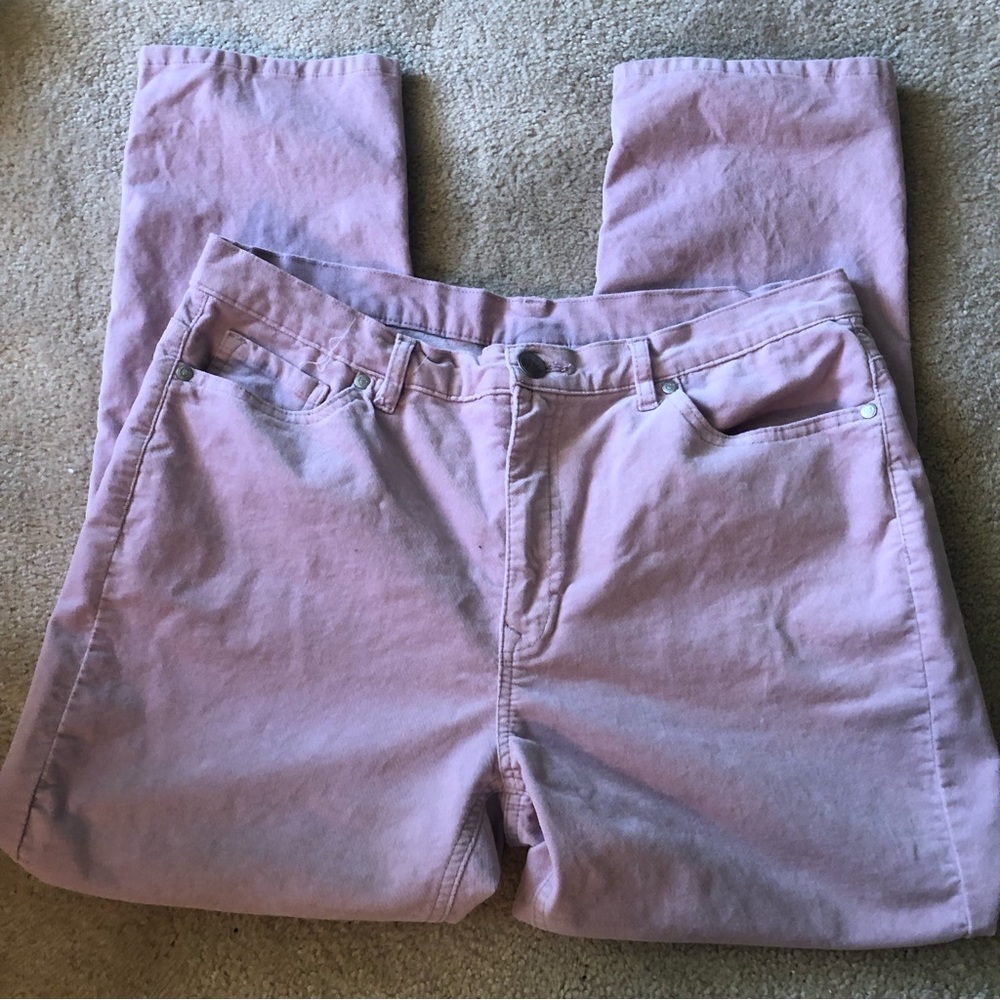 Pastel lilac jeans. Brushed cotton. Sz. 16